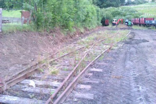 Colliery Trackwork Progress