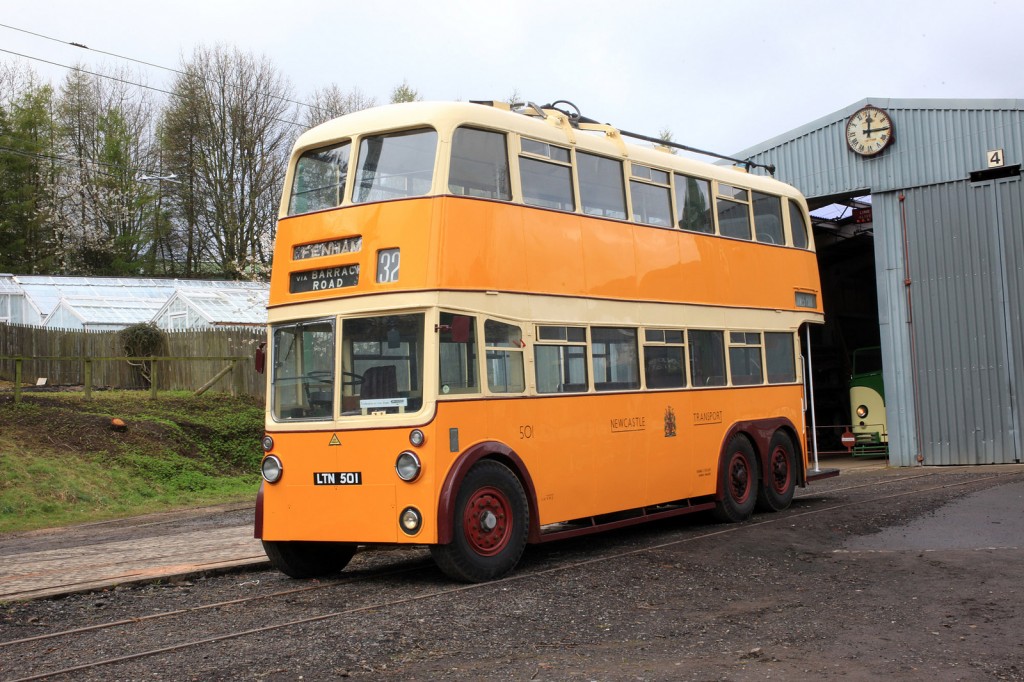 Newcastle Trolleybus 501 Beamish Transport Online