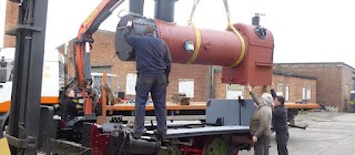 Lewin latest - the boiler is replaced into the frames...