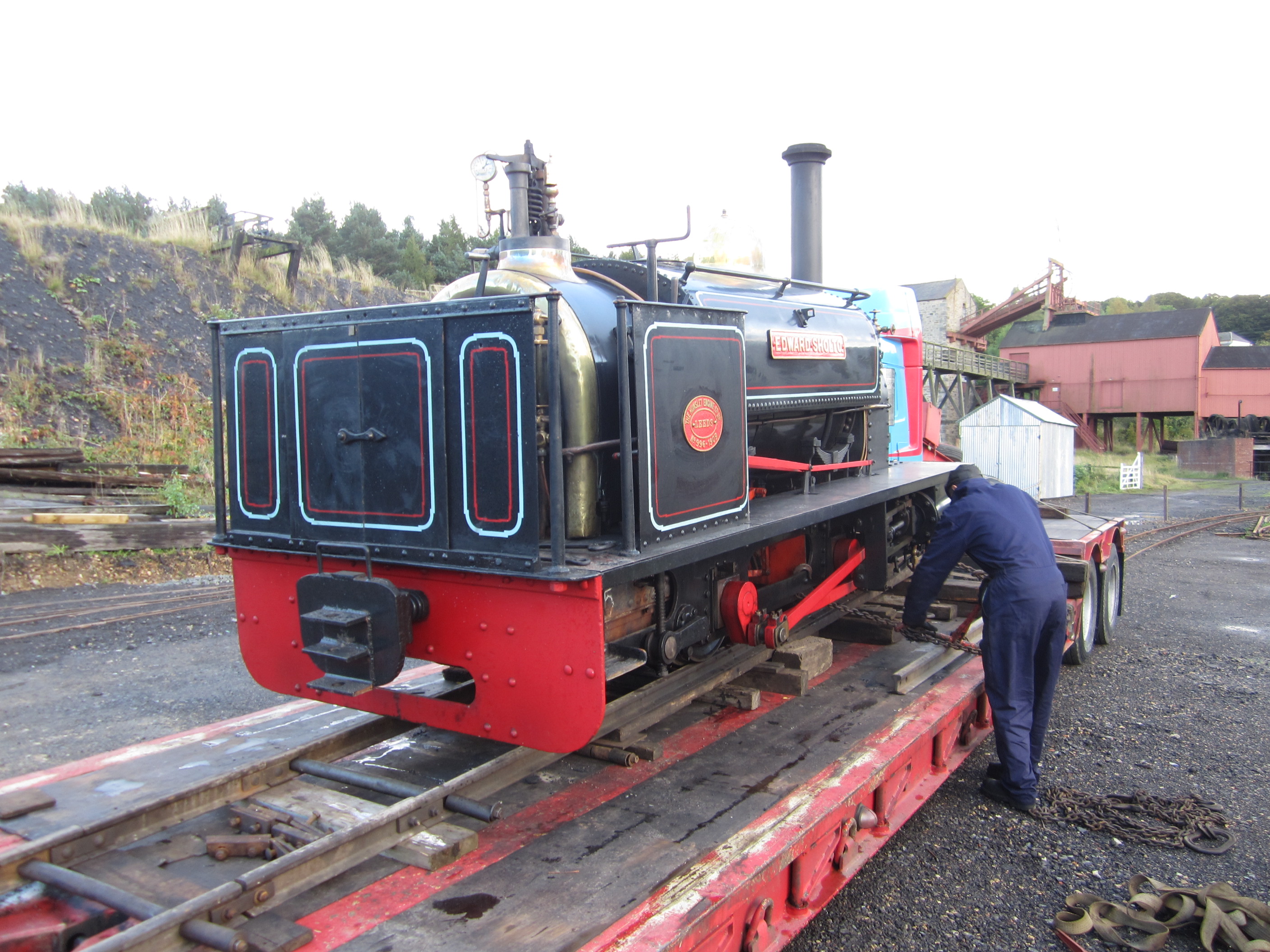 Narrow Gauge Hunslet 0-4-0ST âEdward Sholtoâ arrivesâ¦ â Beamish Transport Online