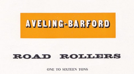 Aveling Barford catalogues added to the blog...