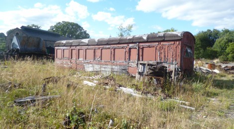 Derelict NER Carriage body - free to a good home...