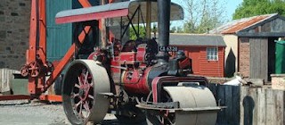 'Out and About' with traction engine and steam roller